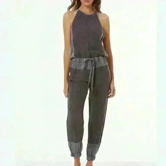 Young Fabulous & Broke Gray Diego Jumpsuit Size Small - Picture 1 of 9